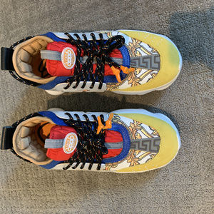 Versace Chain Reaction Sneakers - Size Men's 10 US